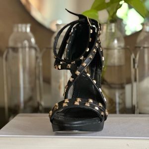BCBG Generation. USED black studded stiletto heels